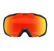 Load image into Gallery viewer, Front view of Giro Onset Ski & Snowboard Goggles - Black with Vivid Ember Lens