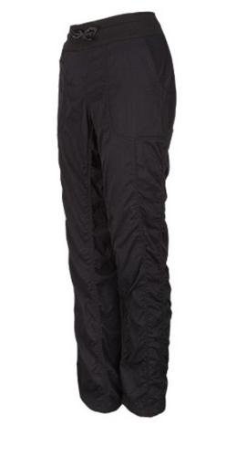 Product image of black The North Face track pants.