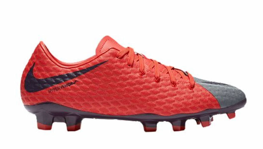 Side View of Nike Women's HyperVenom Outdoor Soccer Cleats