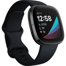 Load image into Gallery viewer, Black fitbit sense smartwatch
